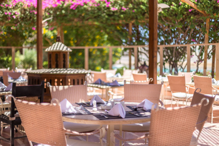 Sultan Bey Hotel El Gouna restaurant terrace
