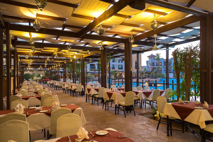 THE PALACE PORT GHALIB lagoon restaurant lr
