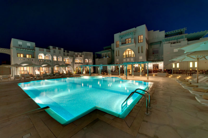 Fanadir Hotel El Gouna Pool Evening 2