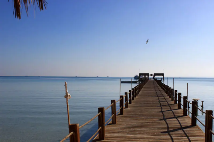 Bruecke an der Orange-Bay