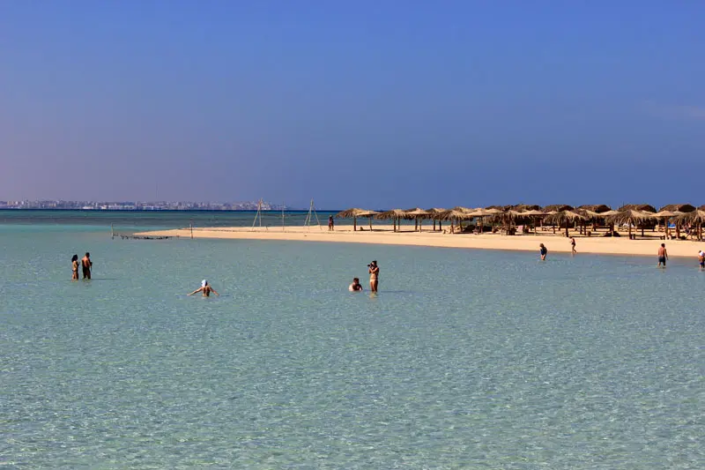 Fotoshooting am Roten Meer-Orange-Bay