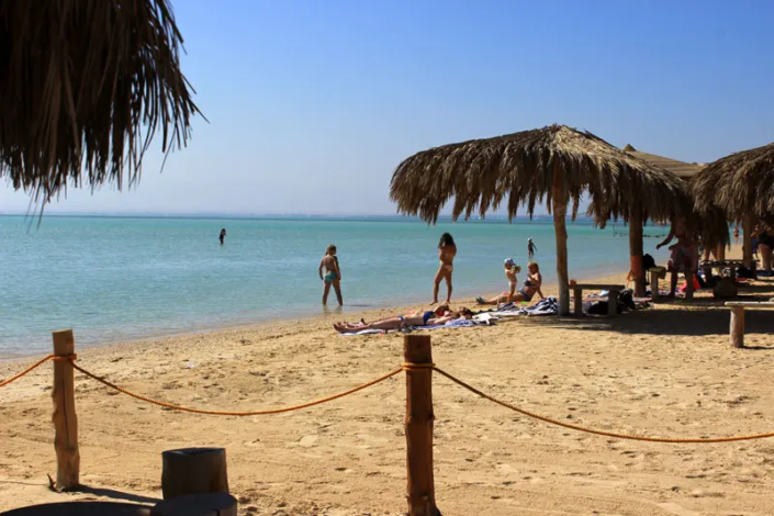 relaxen am Strand-Orange-Bay-Hurghada-Ägypten